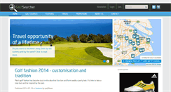 Desktop Screenshot of golfsearcher.net